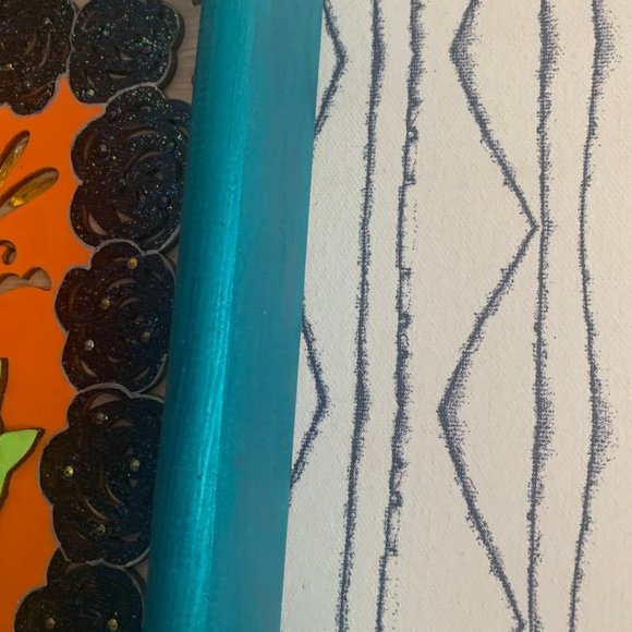 ⭐️#463 Hand Painted Wooden Halloween Sign - Picture 8 of 14